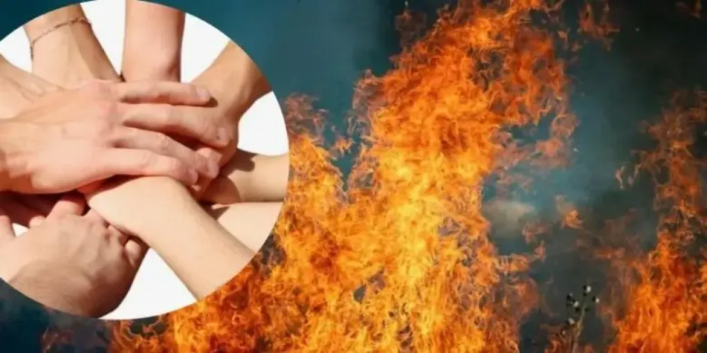 Вогонь на узбіччі не лишили без уваги: водії спільно загасили пожежу біля пшеничного поля