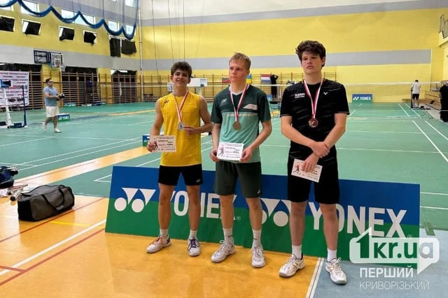 Криворізький спортсмен Ярослав Трунов здобув срібло на міжнародному Гран-прі з бадмінтону