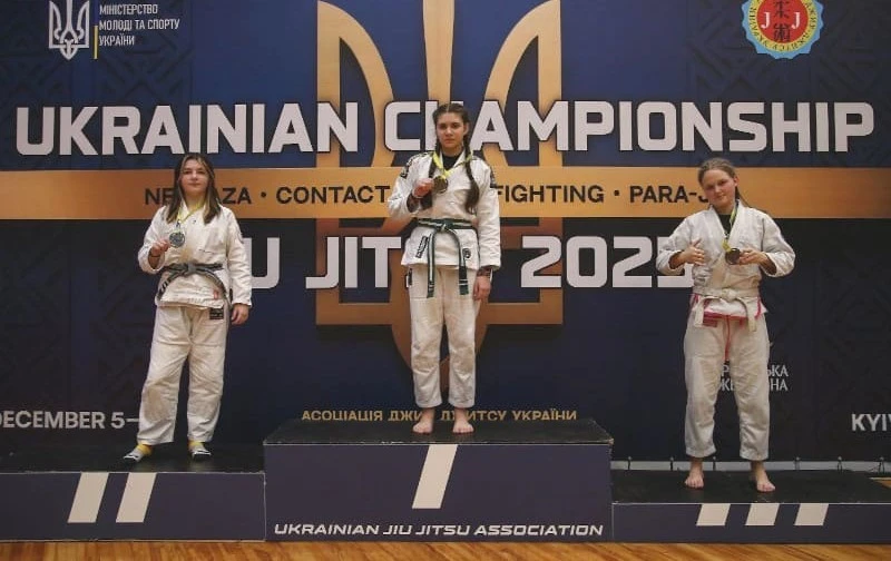 Криворізька спортсменка здобула подвійне золото на національному чемпіонаті з джиу-джитсу