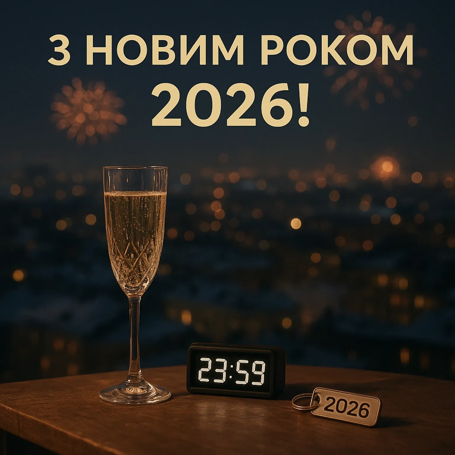 Привітання з новим роком 2026