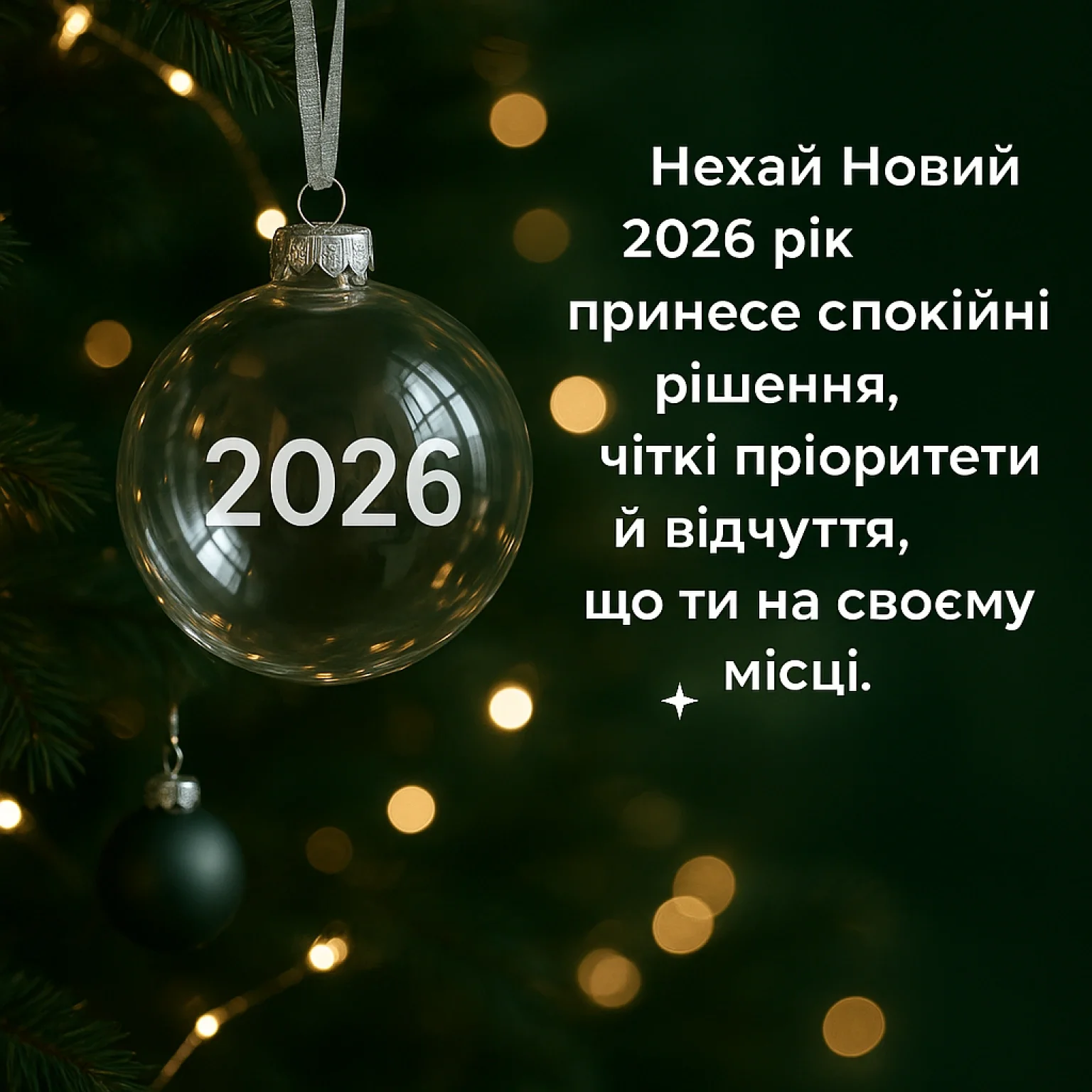 Привітання з новим роком 2026