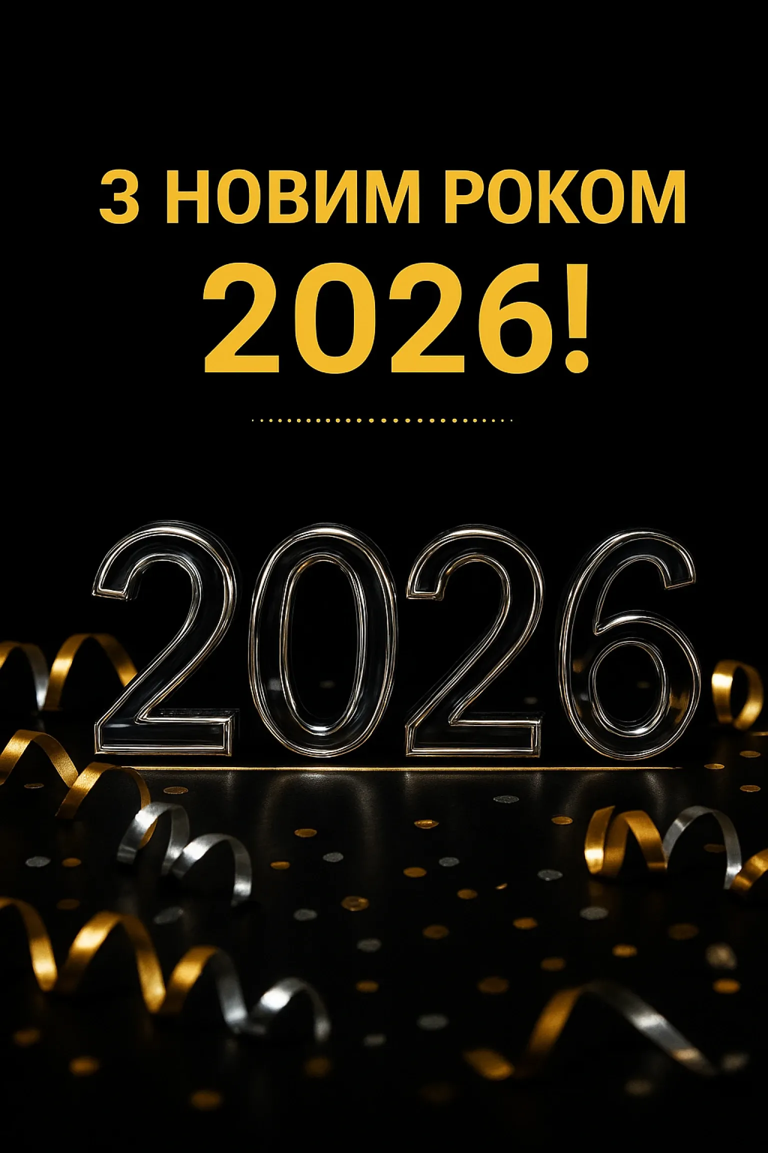 Привітання з новим роком 2026