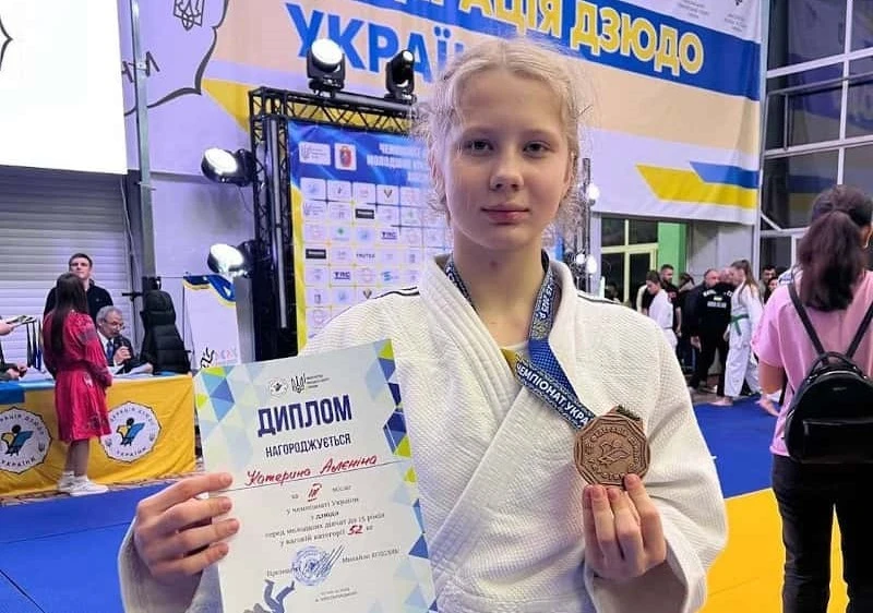 Юна дзюдоїстка з Кривого Рогу виборола бронзу на Чемпіонаті України