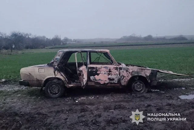 Сімейний конфлікт у Кривому Розі закінчився підпалом автомобіля