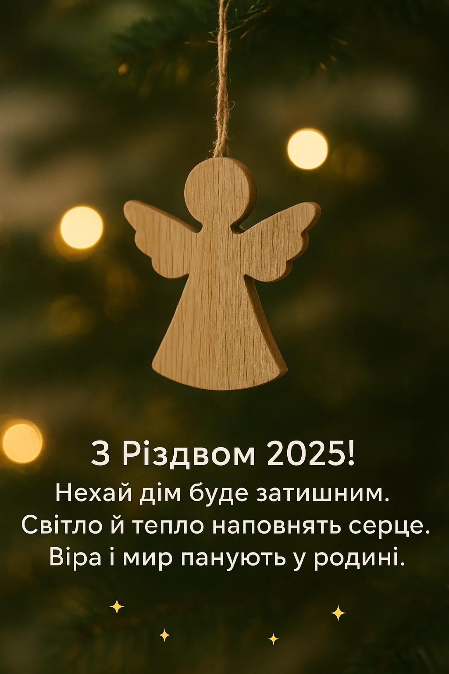 Привітання з Різдвом 2025 у картинках-листівках, віршах та прозі