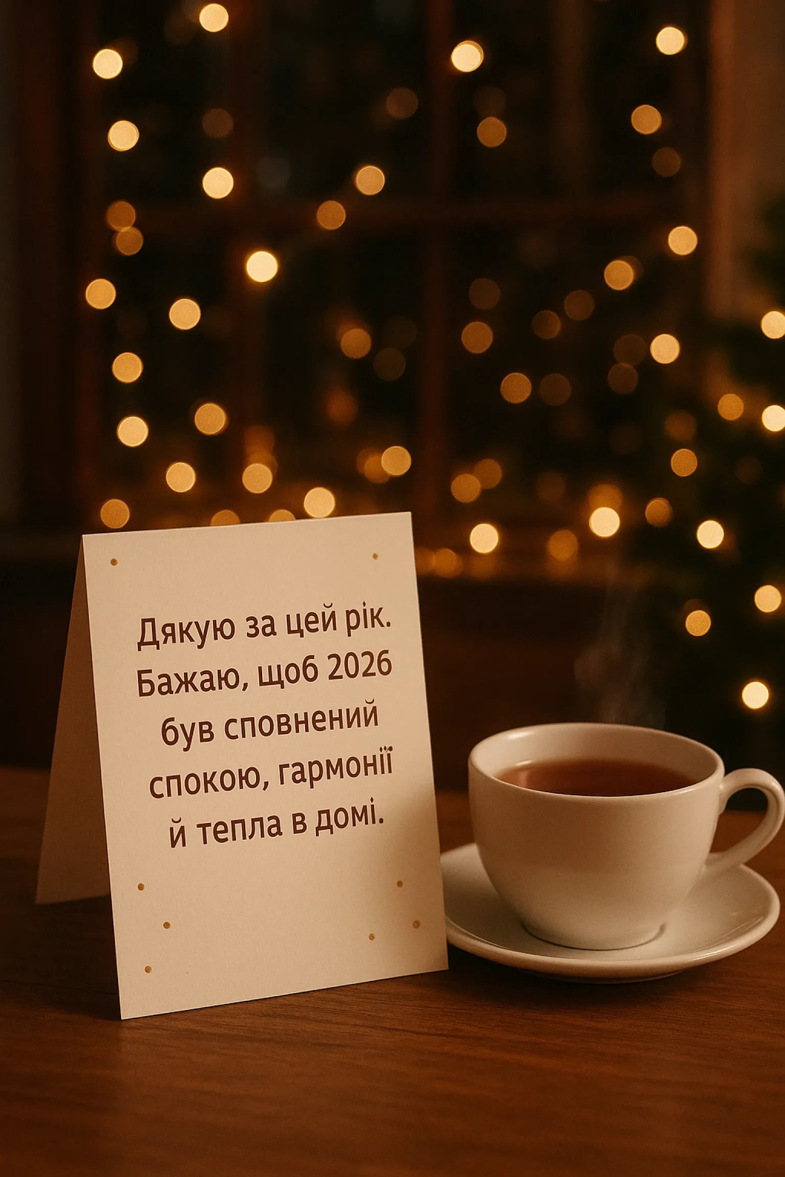 Привітання з прийдешнім Новим роком 2026 українською Привітання з прийдешнім Новим роком 2026 українською