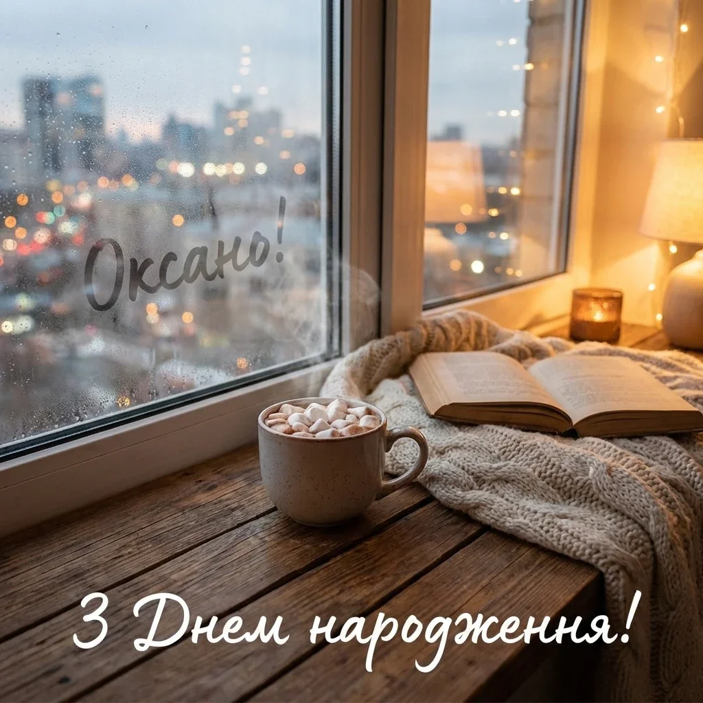 оксана з днем народження