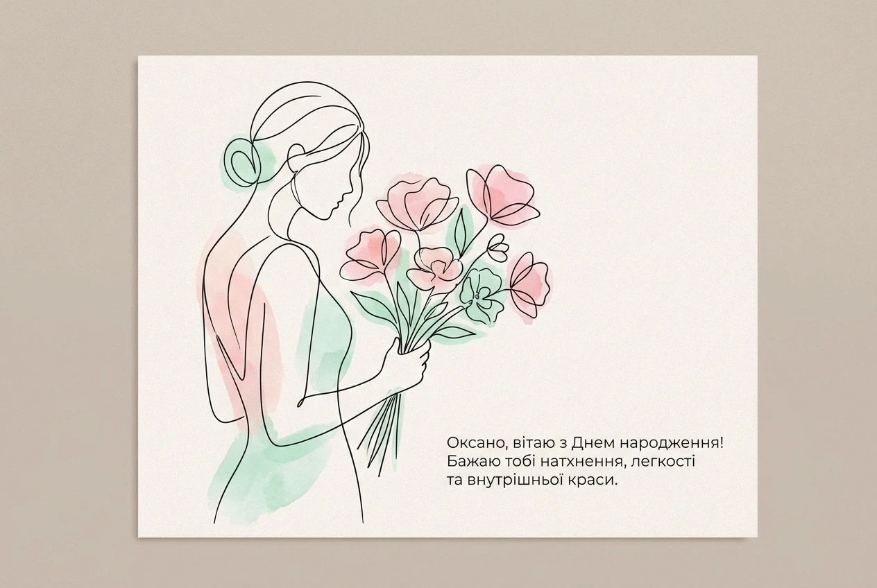 оксана з днем народження