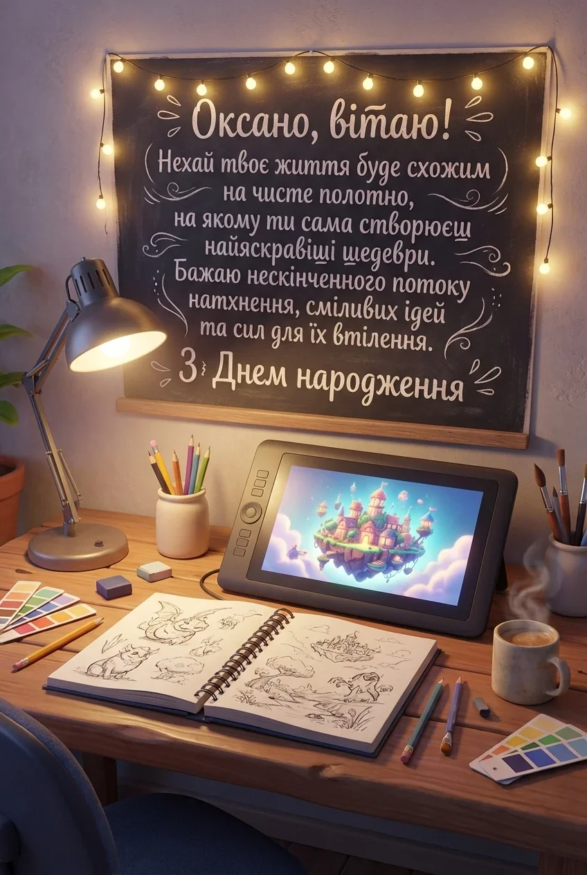 оксана з днем народження