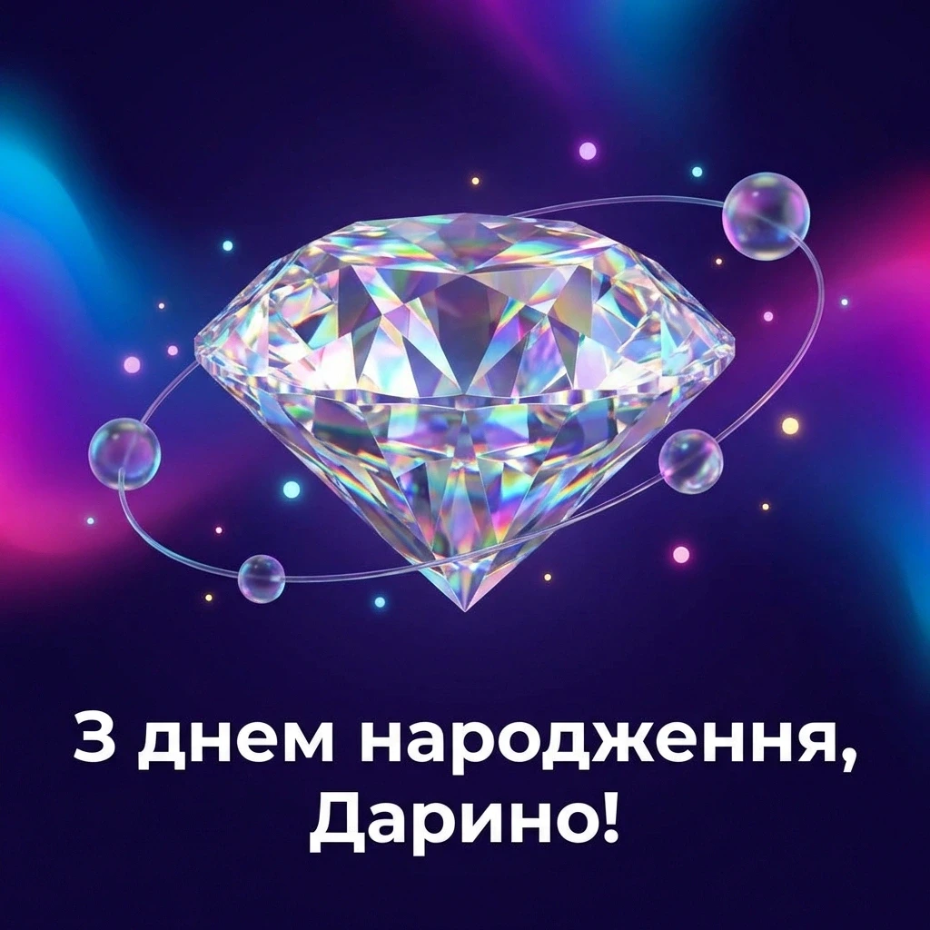з днем народження Дарина