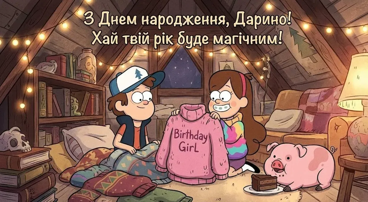 Привітання з днем народження для Дарини