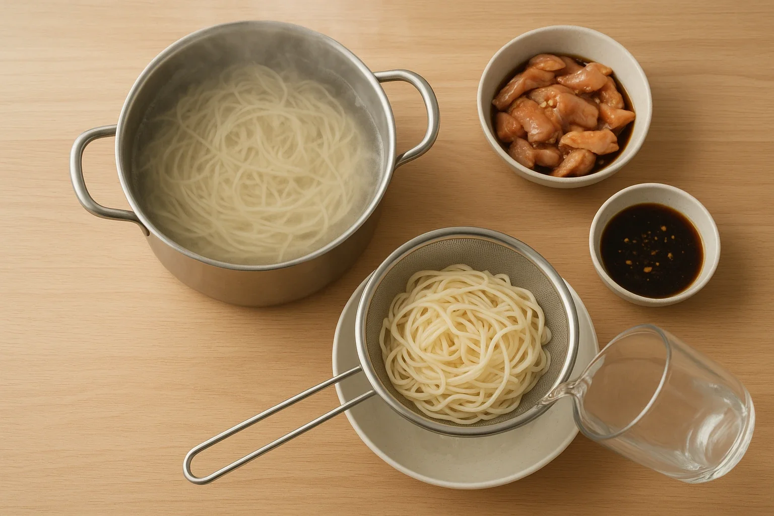 лапша з куркою