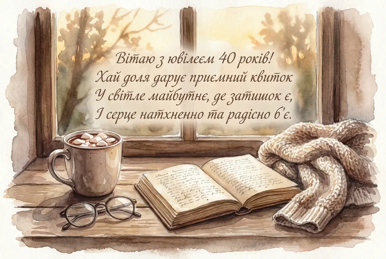 з ювілеєм 40 з ювілеєм 40