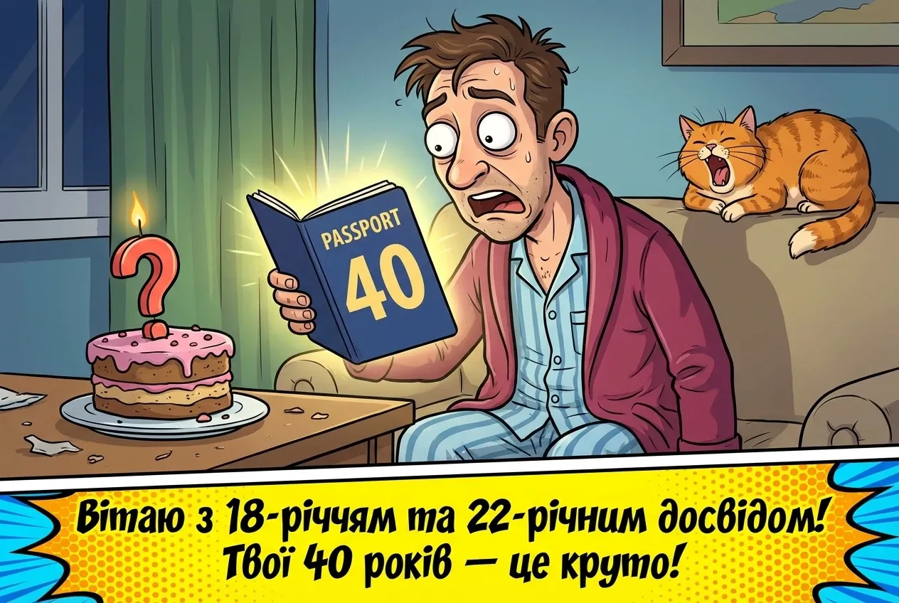 з ювілеєм 40 з ювілеєм 40