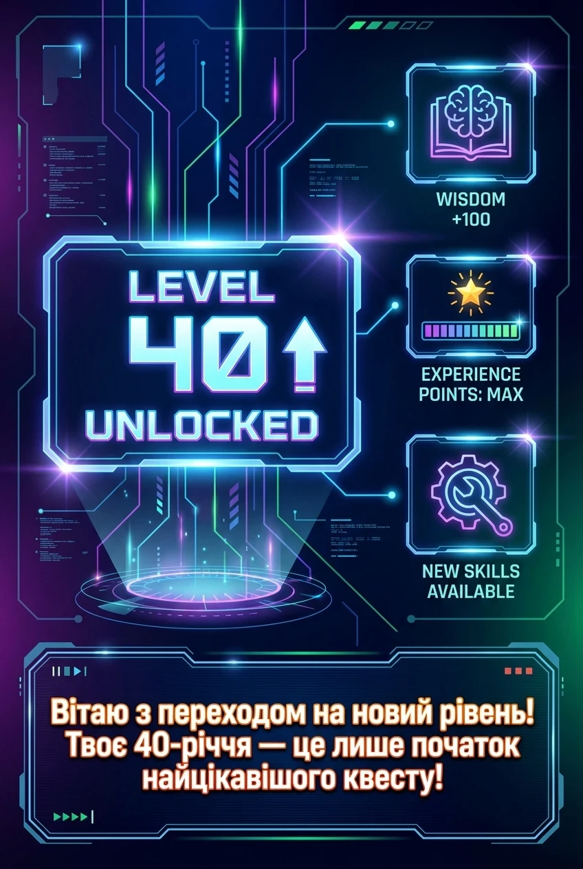 з ювілеєм 40 з ювілеєм 40