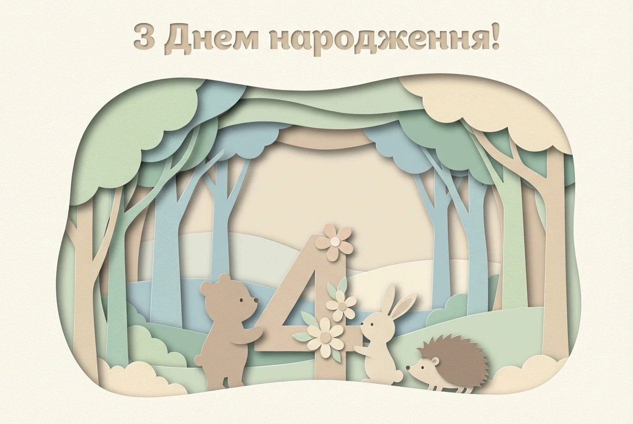 привітання з днем народження внучці 4 роки
