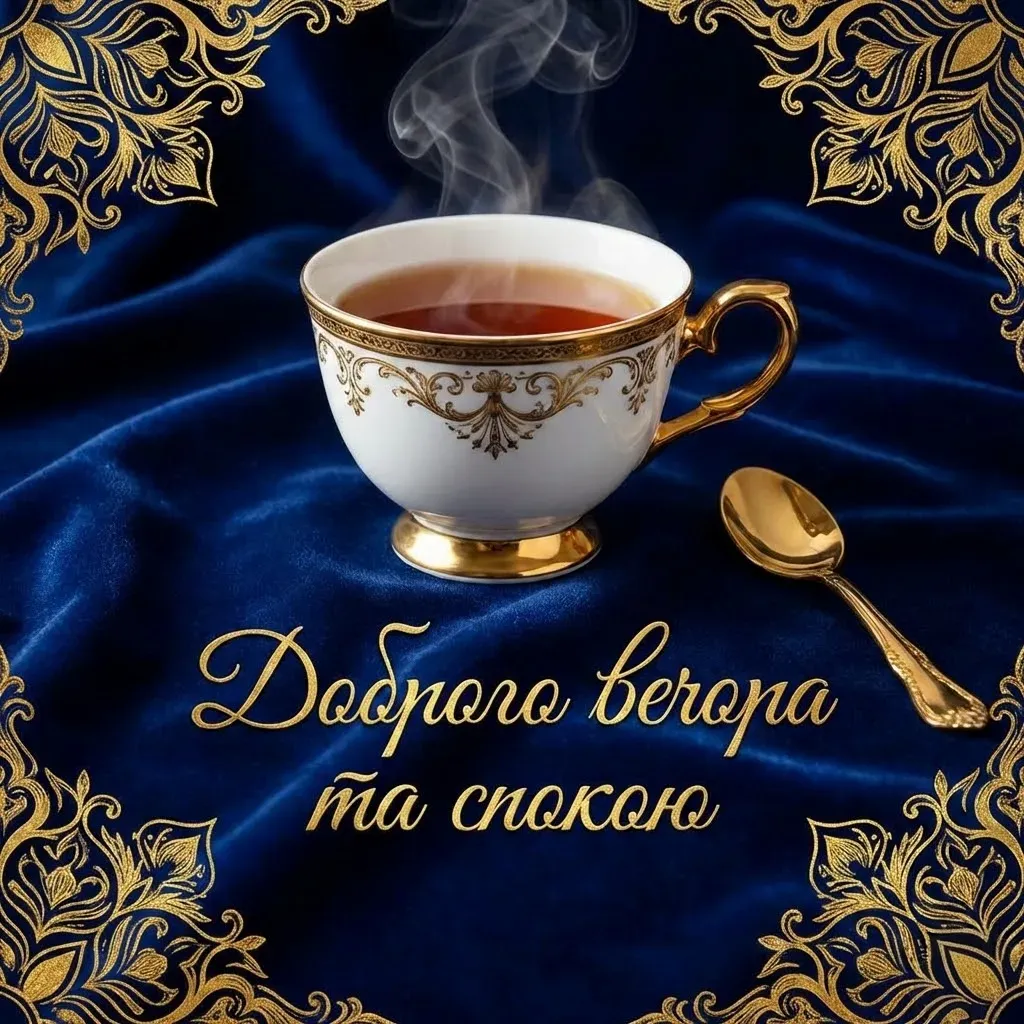 Листівки з побажанням доброго вечора: душевна добірка для затишку та гарного настрою