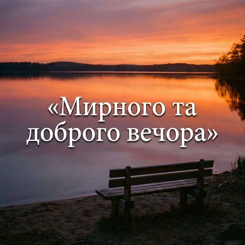Листівки з побажанням доброго вечора: душевна добірка для затишку та гарного настрою