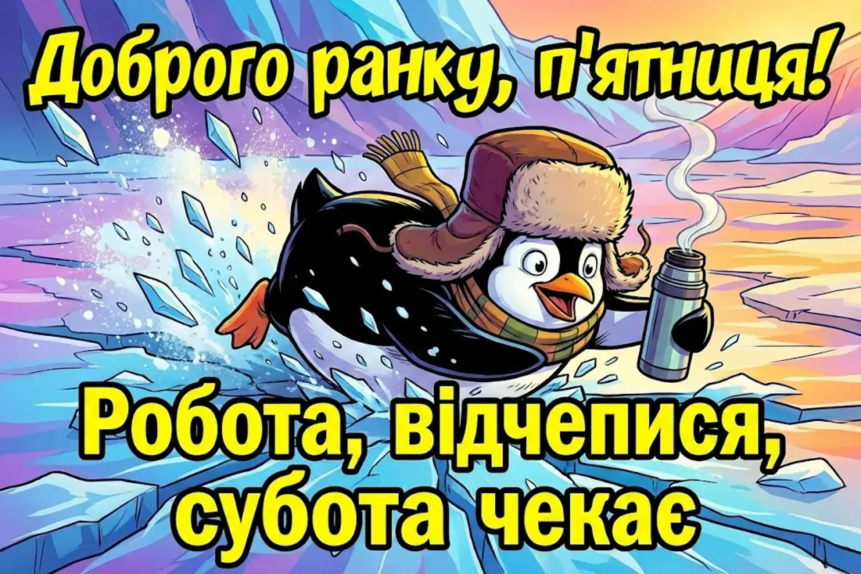 Доброго ранку, п’ятниця: душевні зимові картинки та натхненні побажання