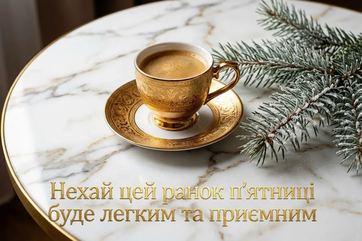 Доброго ранку, п’ятниця: душевні зимові картинки та натхненні побажання