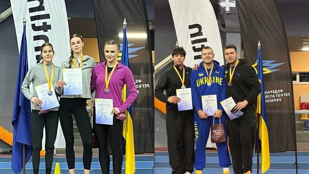 Особисті рекорди та командна «бронза»: як легкоатлети Дніпропетровщини підкорили столичний манеж
