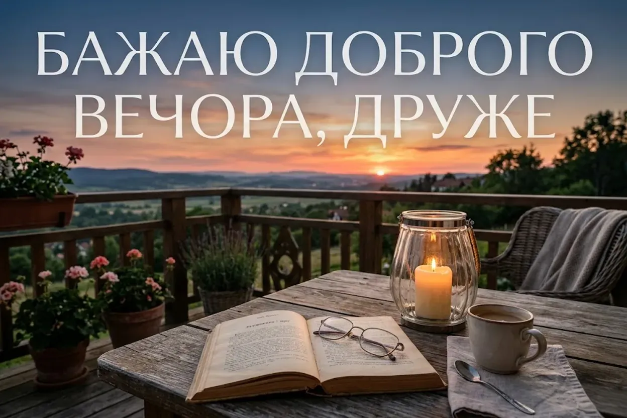 Доброго вечора: найтепліші побажання та красиві картинки для затишного настрою