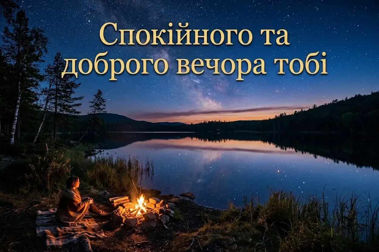 Доброго вечора: найтепліші побажання та красиві картинки для затишного настрою