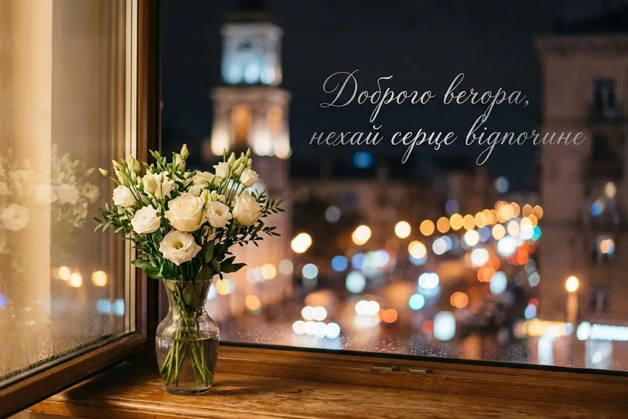 Доброго вечора: найтепліші побажання та красиві картинки для затишного настрою