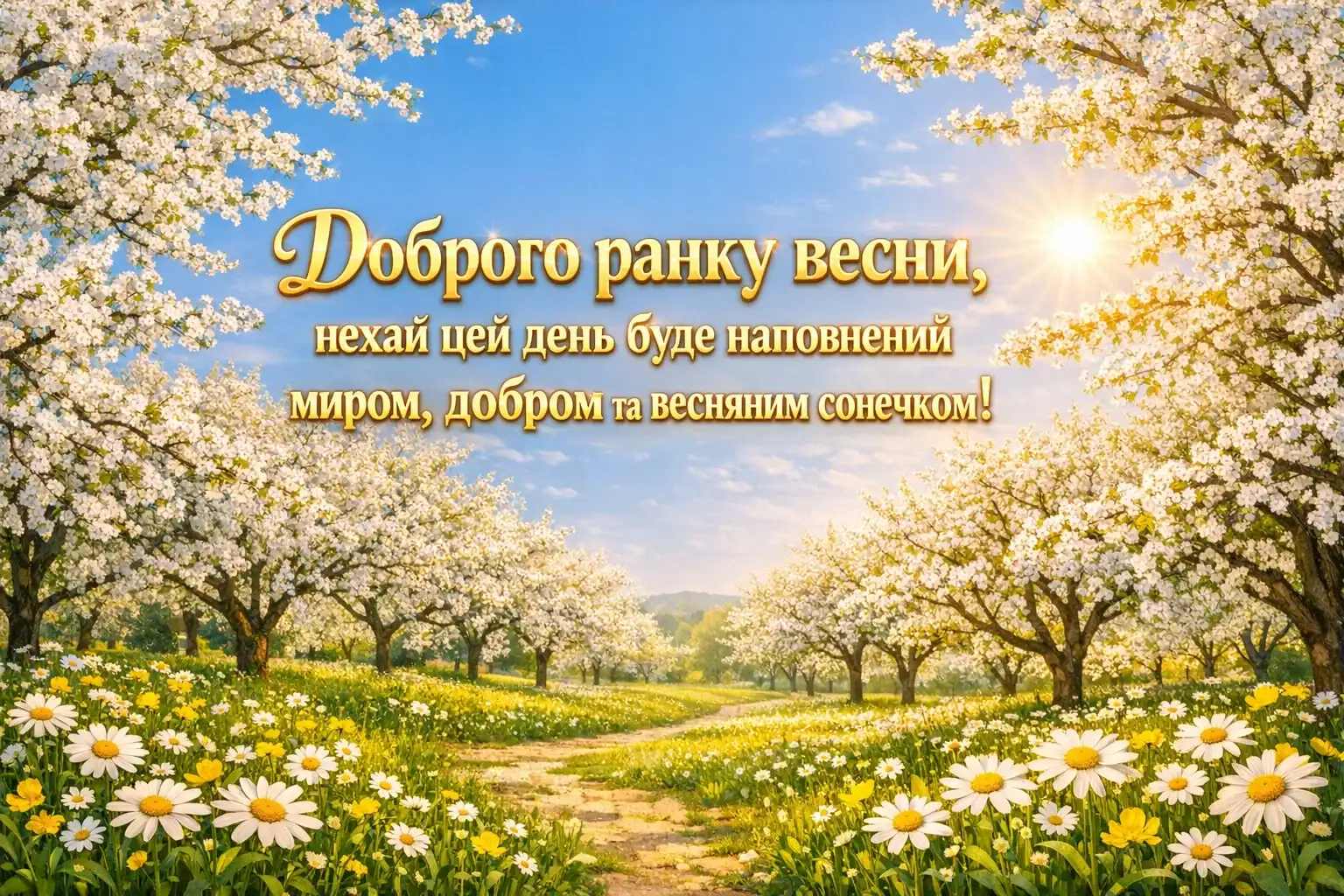 Доброго ранку весни: картинки та весняні листівочки для душевного настрою