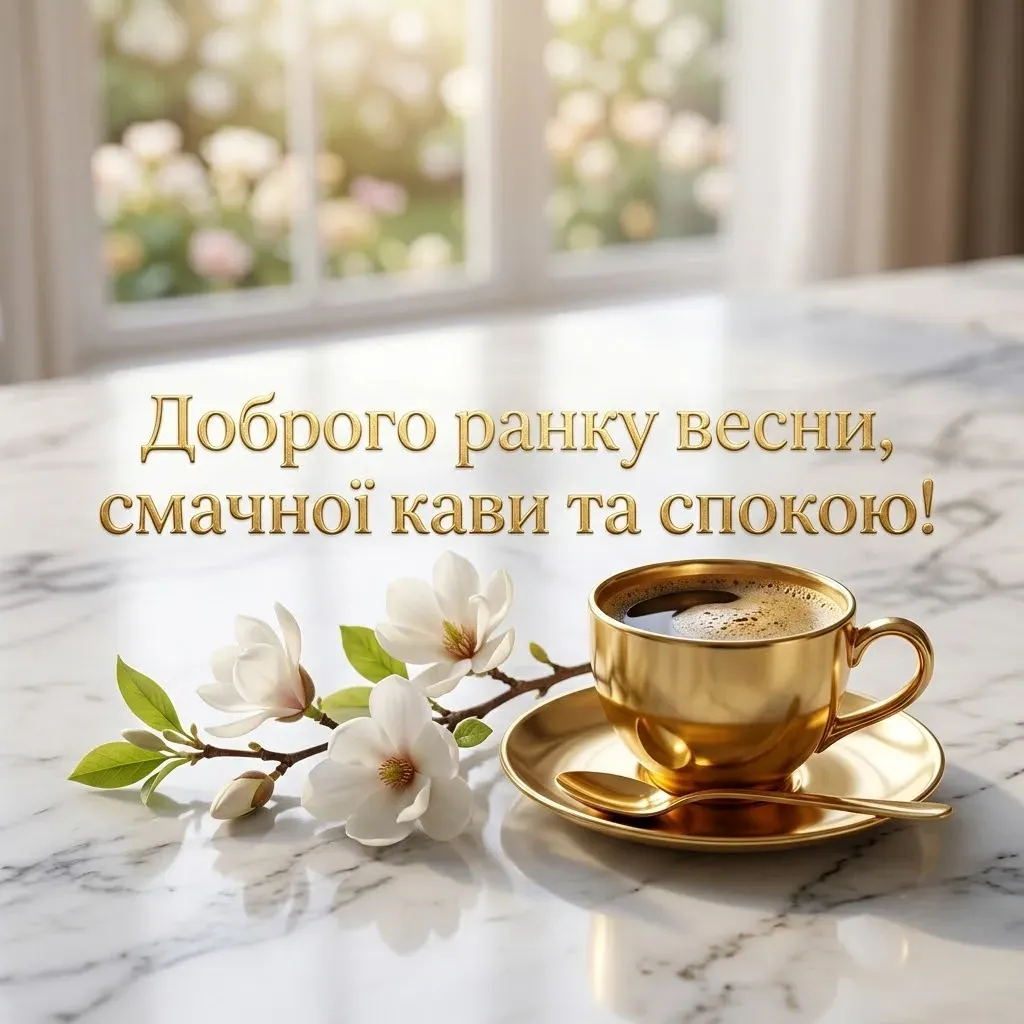 Доброго ранку весни: картинки та весняні листівочки для душевного настрою