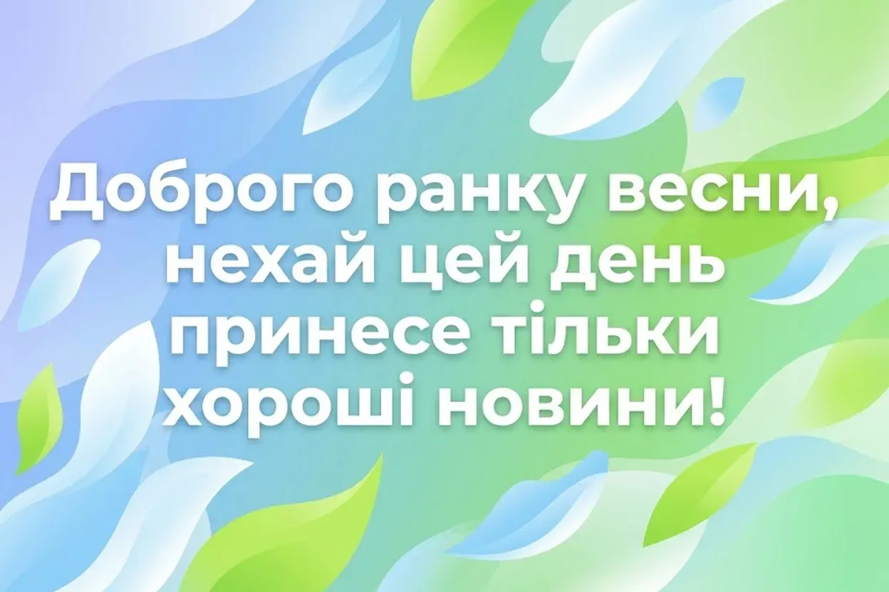 Доброго ранку весни: картинки та весняні листівочки для душевного настрою