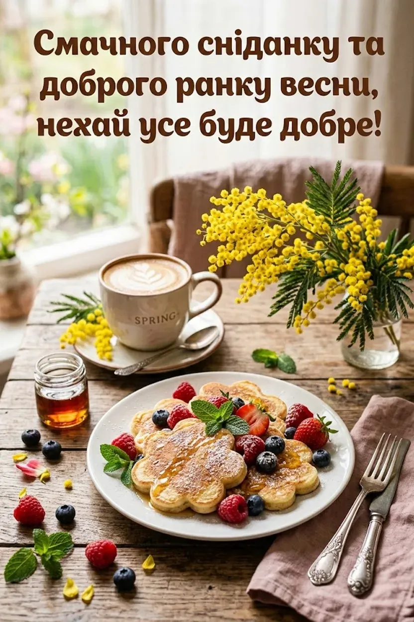 Доброго ранку весни: картинки та весняні листівочки для душевного настрою