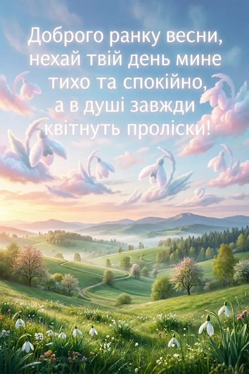 Доброго ранку весни: картинки та весняні листівочки для душевного настрою