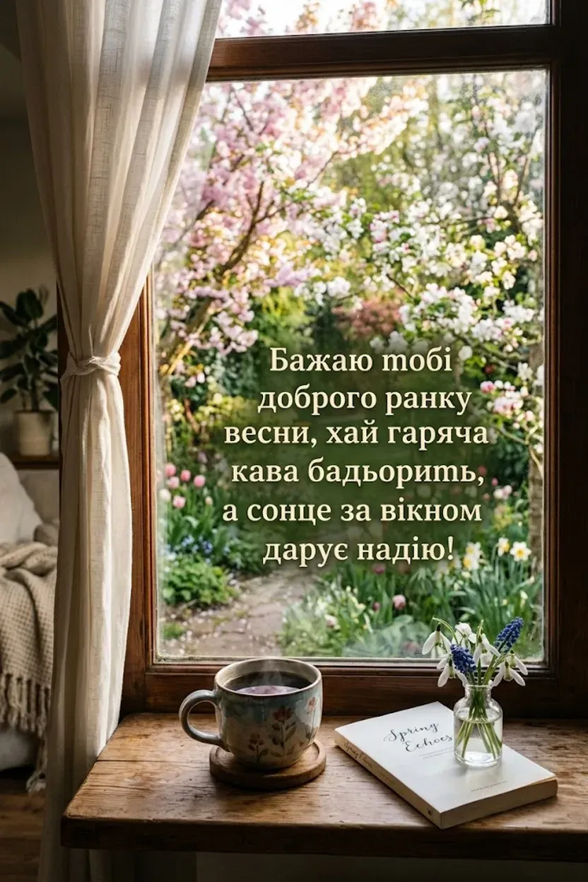 Доброго ранку весни: картинки та весняні листівочки для душевного настрою