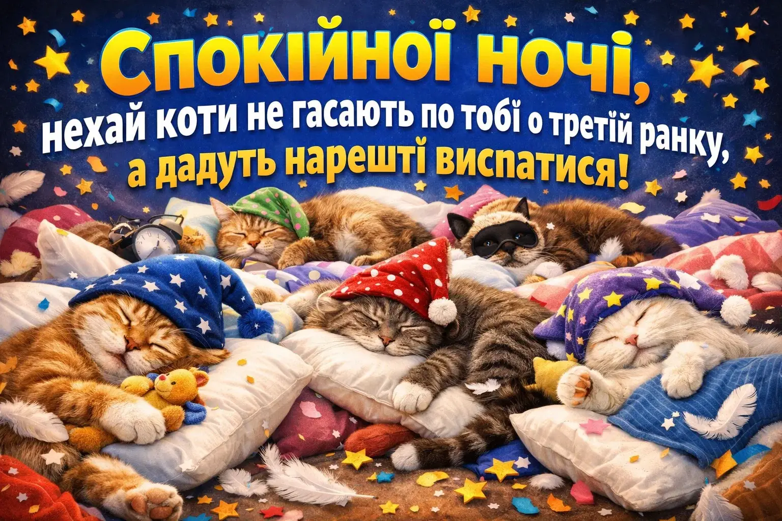 Листівки доброго вечора та спокійної ночі: душевна добірка для затишного відпочинку