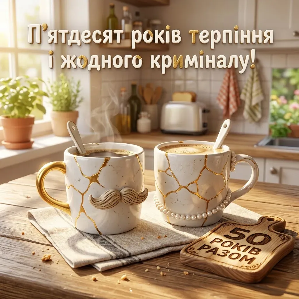 50 років весілля: добірка найкращих листівок та побажань своїми словами
