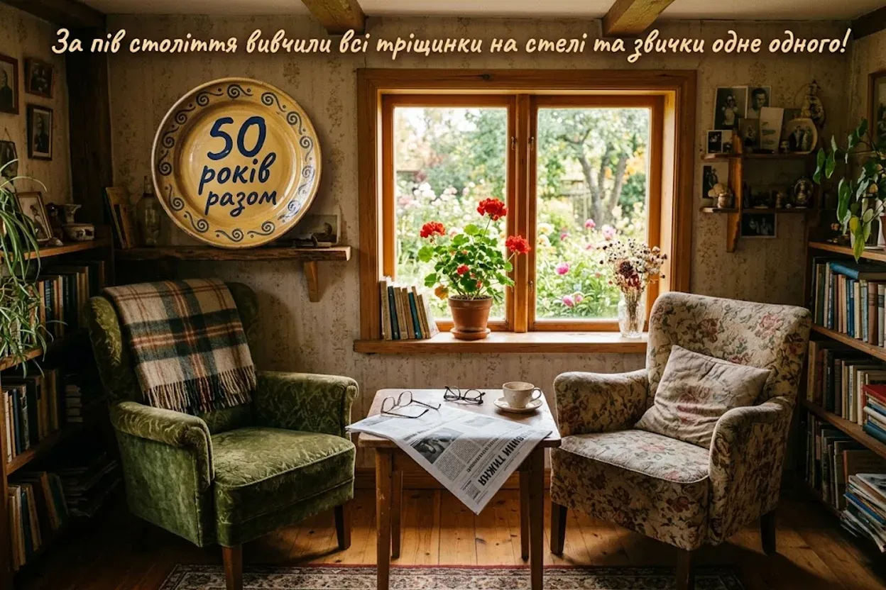 50 років весілля: добірка найкращих листівок та побажань своїми словами