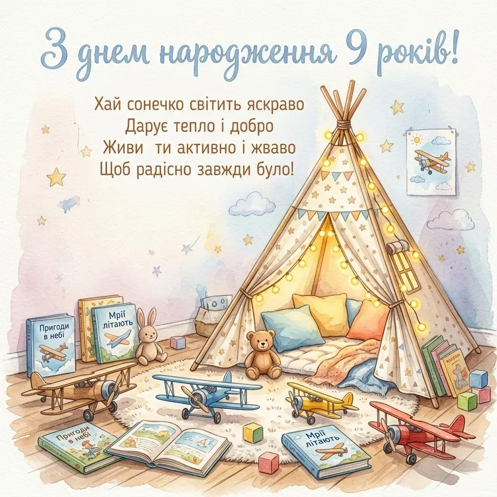 З днем народження, чемпіоне: щирі вітання для 9-річного хлопця
