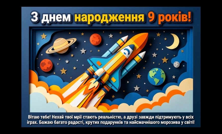 З днем народження, чемпіоне: щирі вітання для 9-річного хлопця