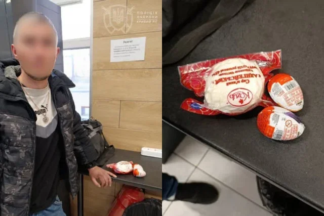 У Кривому Розі затримали крадія солодощів та сиру