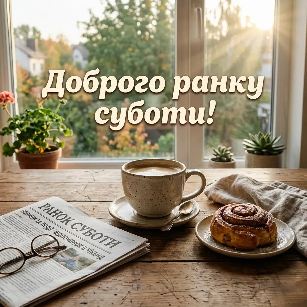 Нові картинки доброго ранку суботи: душевні та яскраві привітання для вихідного дня