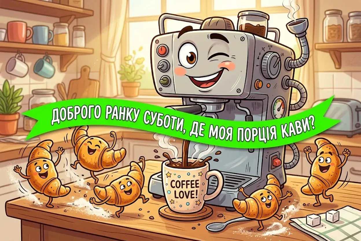 Нові картинки доброго ранку суботи: душевні та яскраві привітання для вихідного дня