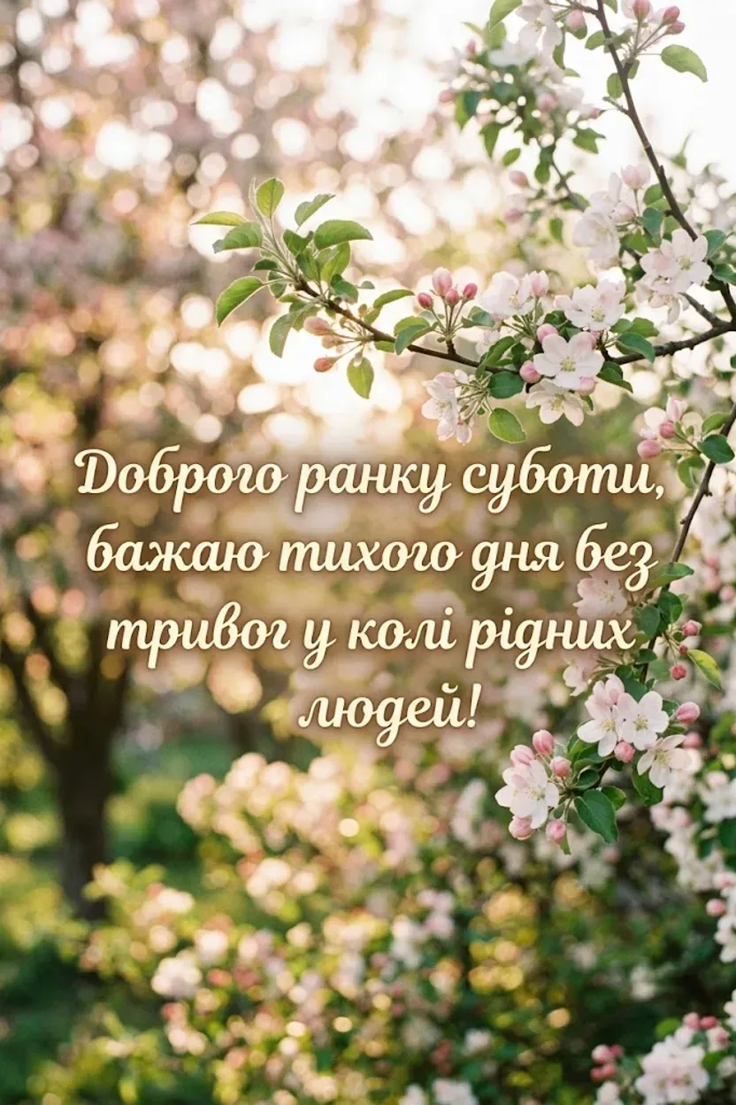 Нові картинки доброго ранку суботи: душевні та яскраві привітання для вихідного дня