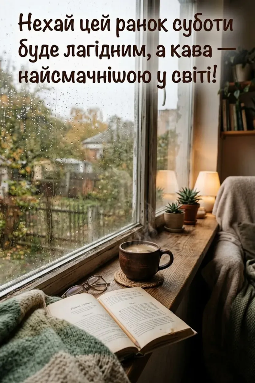 Нові картинки доброго ранку суботи: душевні та яскраві привітання для вихідного дня