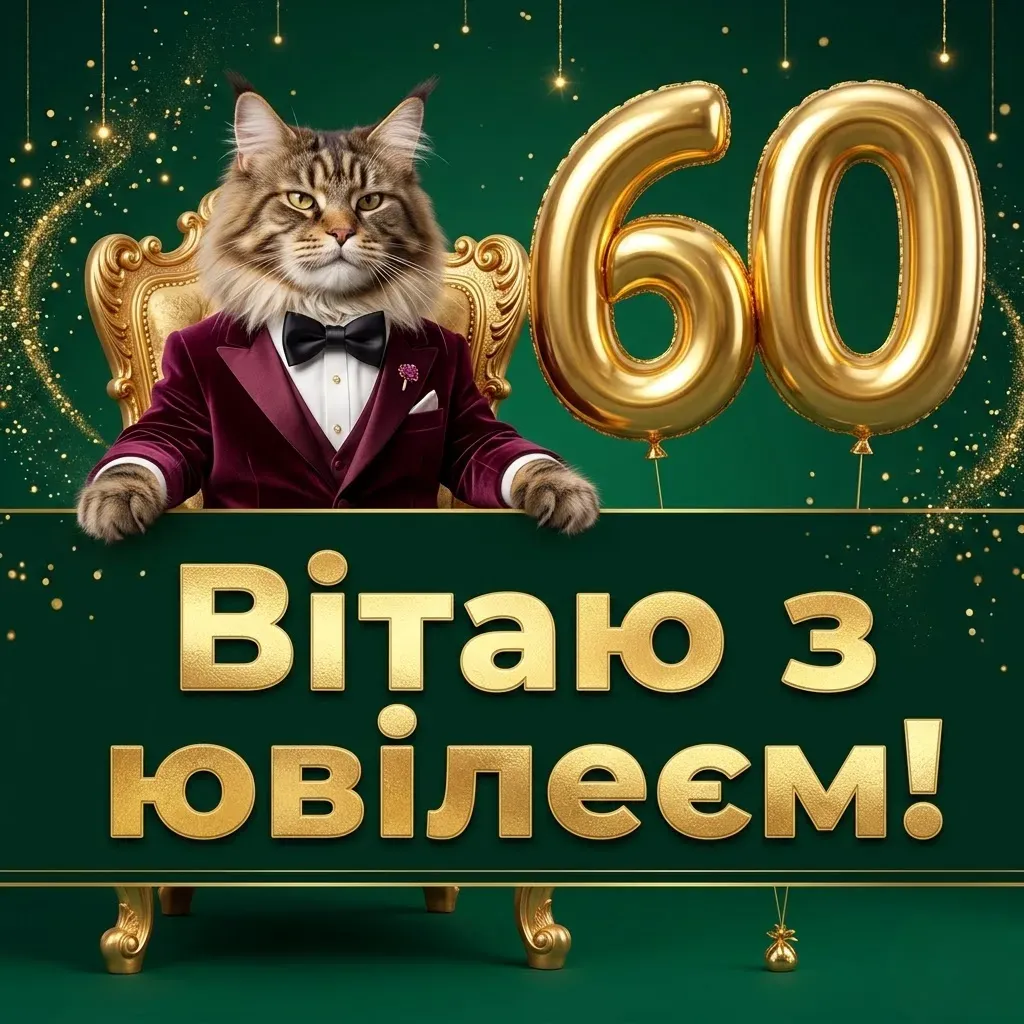 Золота пора: найтепліші слова до 60-річного ювілею