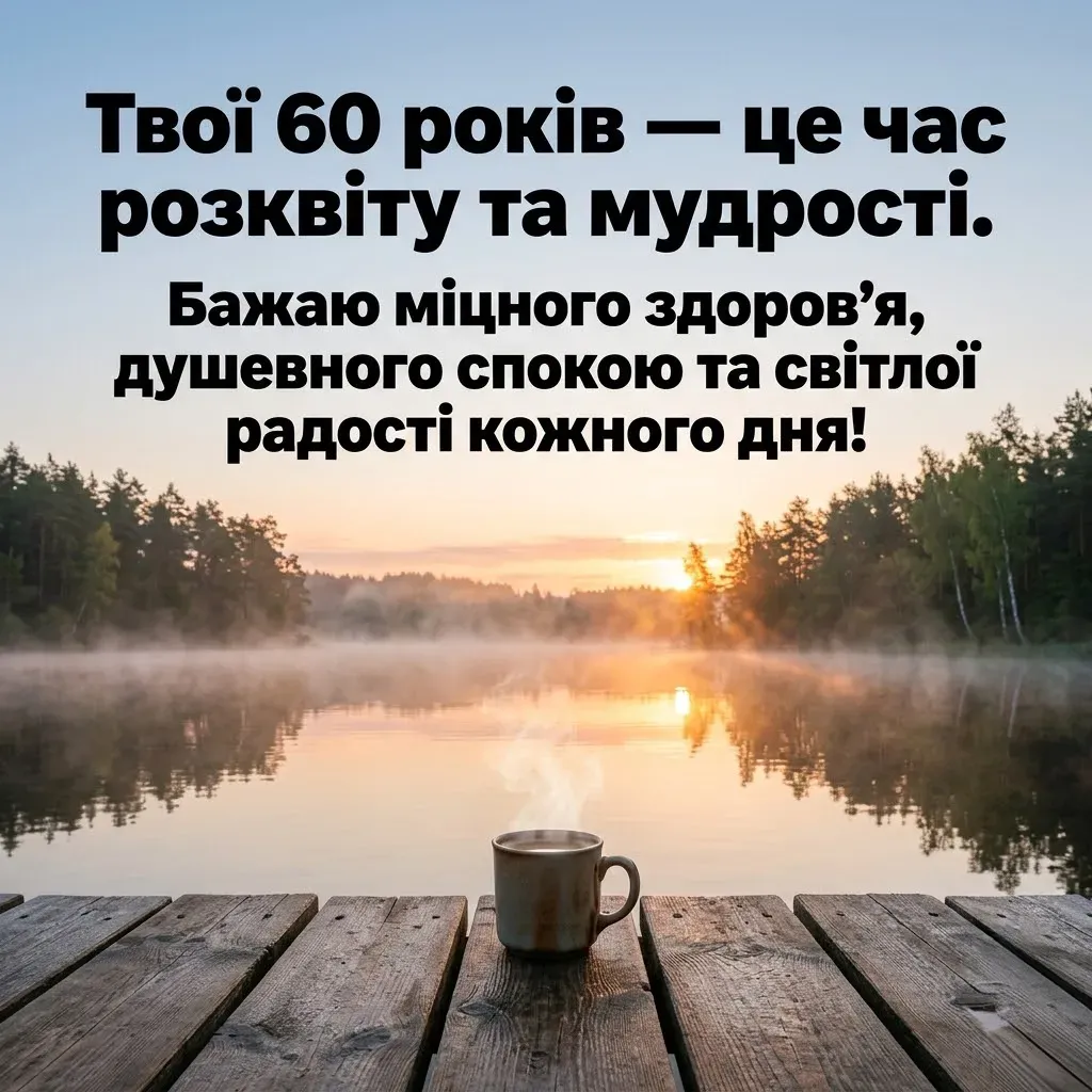 Золота пора: найтепліші слова до 60-річного ювілею