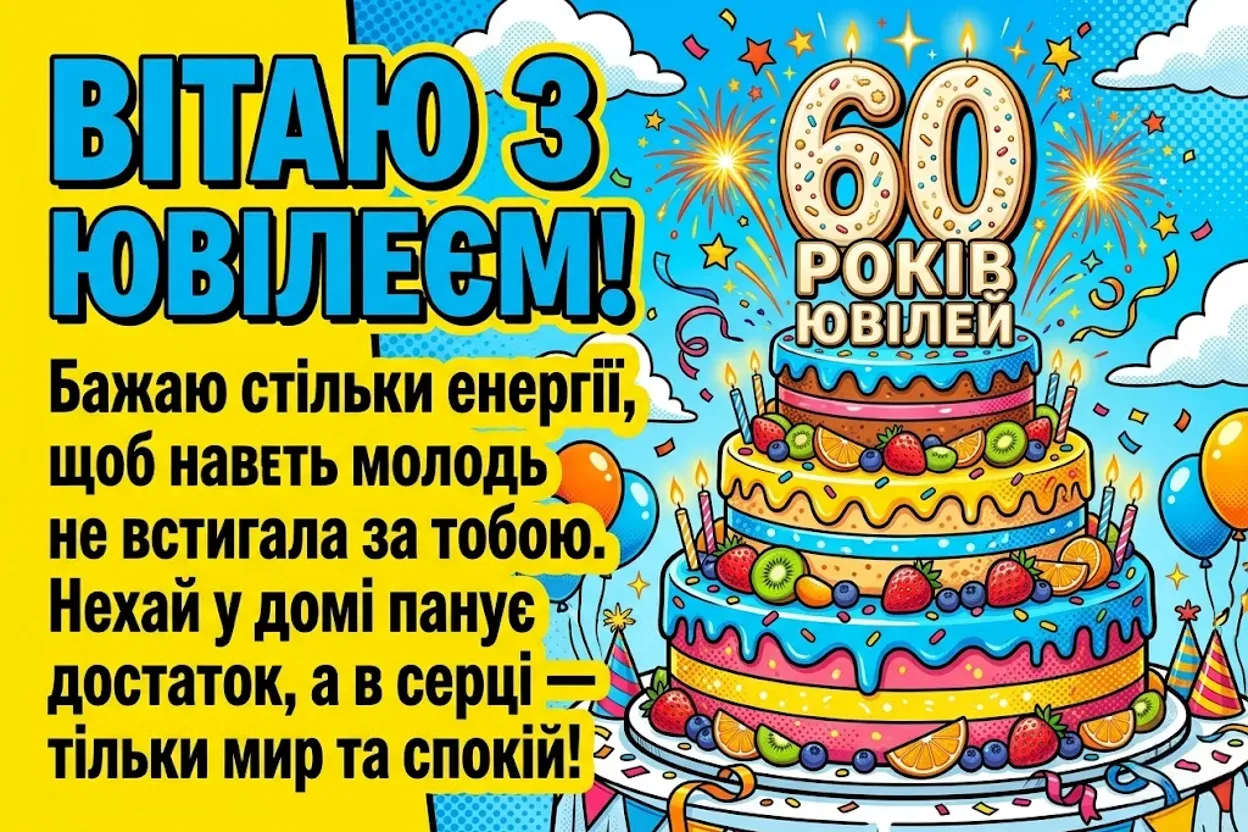 Золота пора: найтепліші слова до 60-річного ювілею