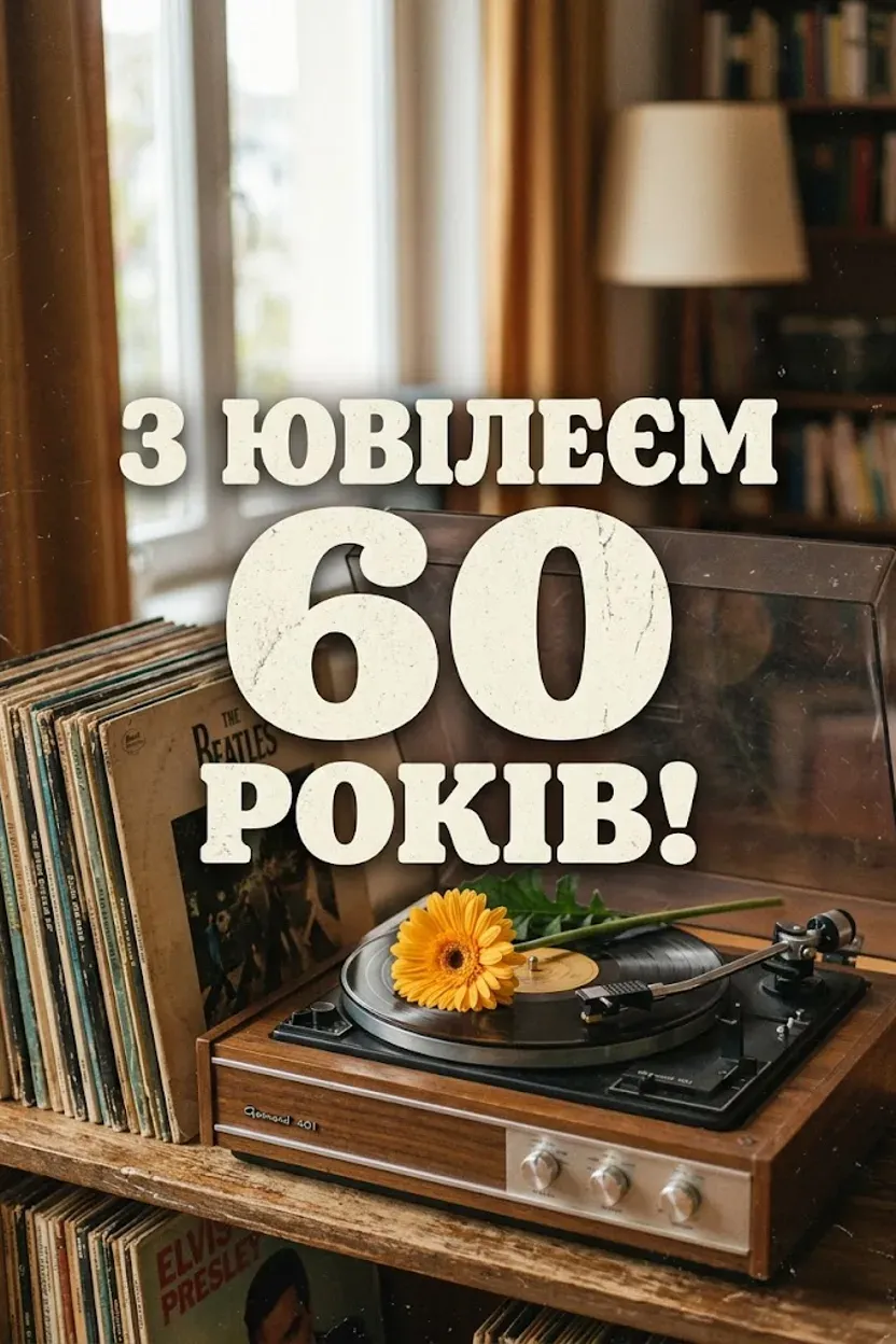 Золота пора: найтепліші слова до 60-річного ювілею