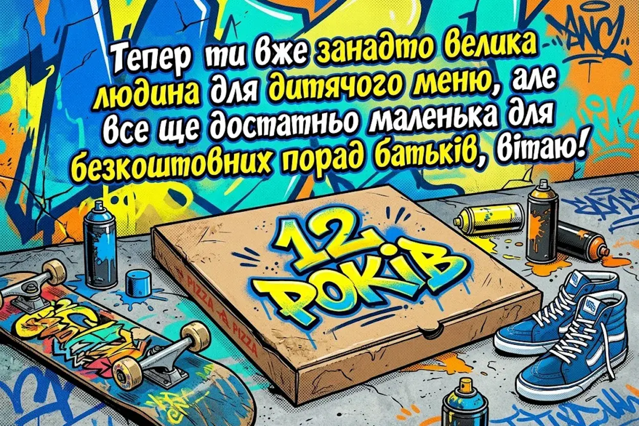 З днем народження на 12 років: круті побажання для іменинника та іменинниці