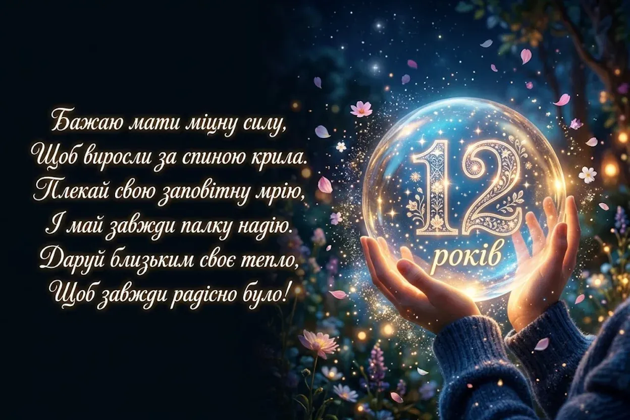 З днем народження на 12 років: круті побажання для іменинника та іменинниці